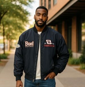 Chase Authentic Dale Earnhardt Jr. Nascar Mens Black Vintage Jacket. Size XXL